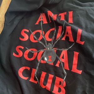 Antisocial Social Social Club Bitter Hoodie Black